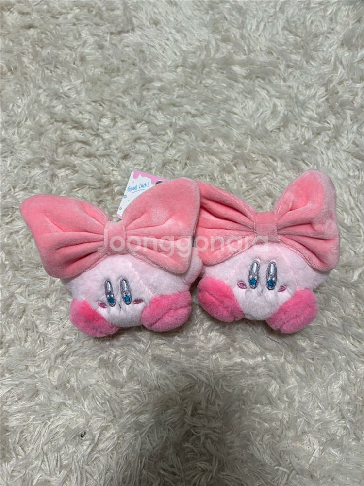 (새상품)별의커비 리본인형 키링우정템2개--0