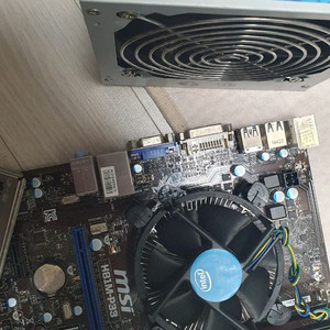 h81m 메인보드 셀러론cpu 파워 램4기가두개 일괄