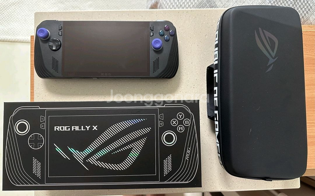 ROG Ally X(흑갈리) 풀세트(정품 파우치 포함)--0