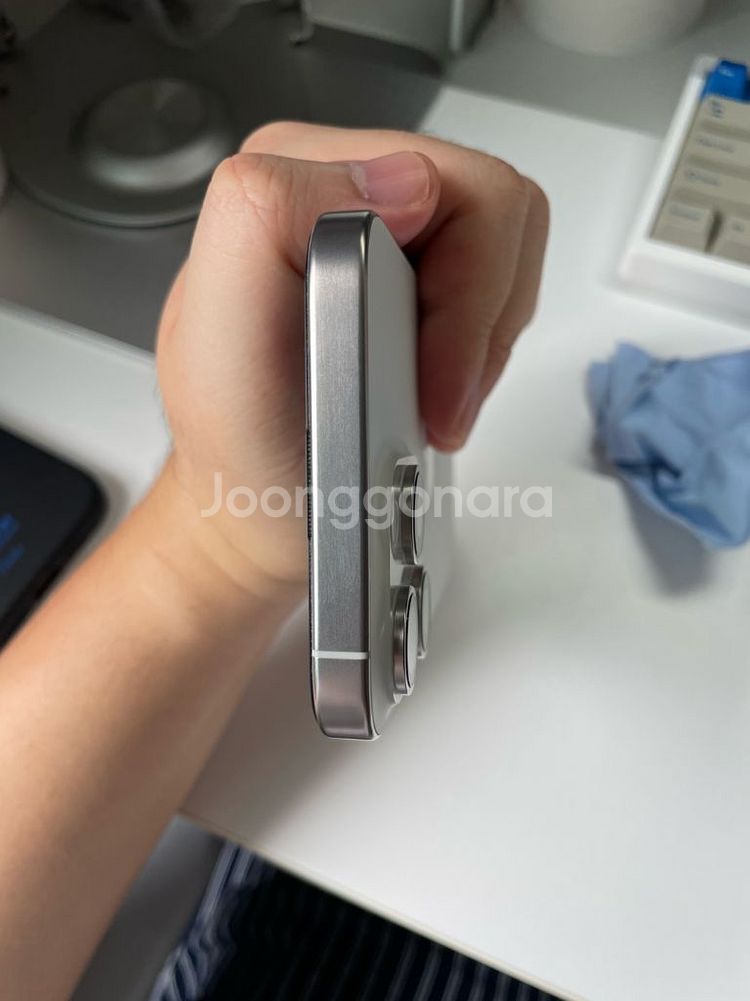아이폰15 프로맥스 256 화이트--3