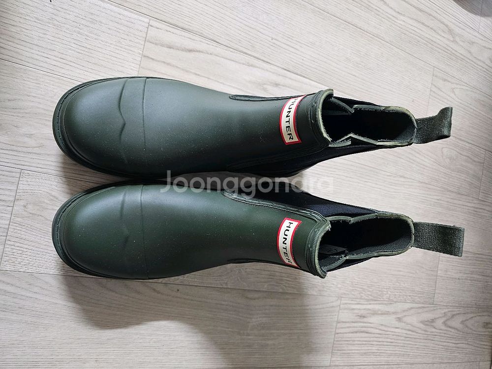 헌터 첼시 코만도 남성 레인부츠 UK8 260-270--2
