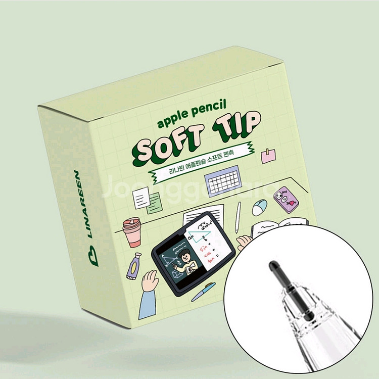 리나린 애플펜슬 소프트 펜촉 프로/2세대/1세대 호환--0