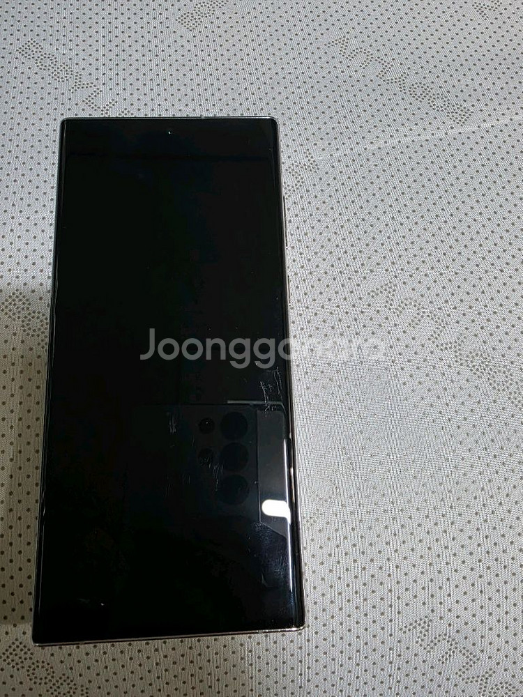 갤럭시 s22 울트라 화이트 256GB 잔상o 판매--0