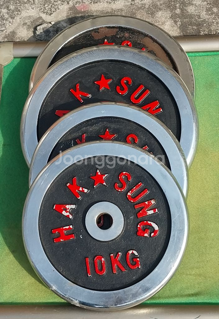 (중고)바벨 알판팝니다.(50kg)--0