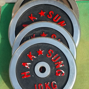 (중고)바벨 알판팝니다.(50kg)