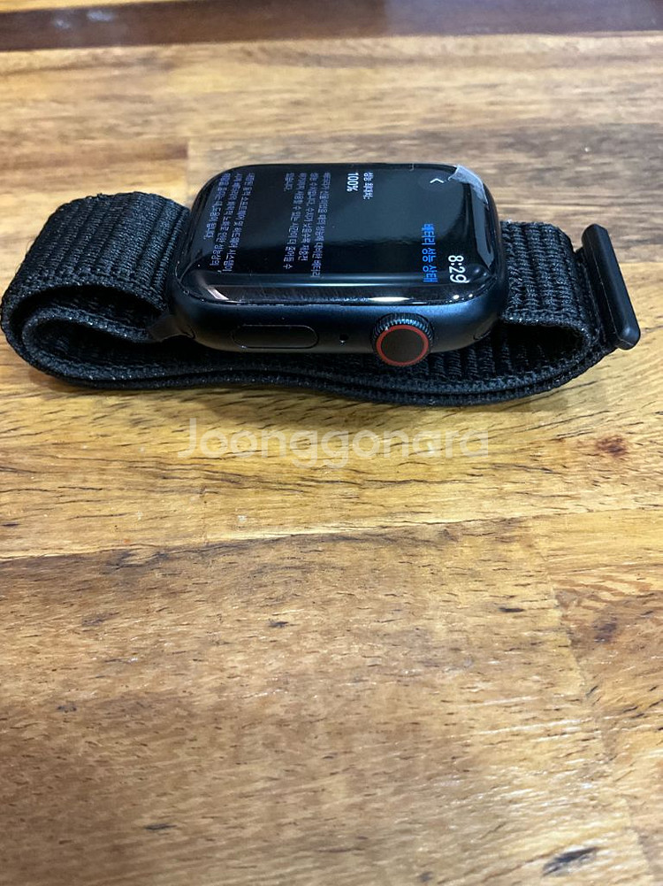 애플워치 시리즈8 알루미늄 미드나이트 45mm gps--2