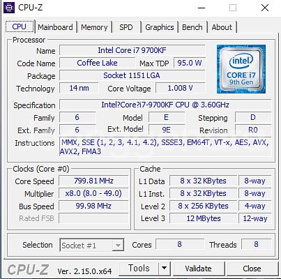 인텔 9700kf 반본체 판매--3