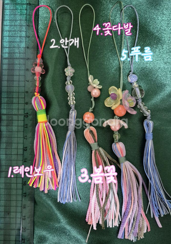 태슬 노리개 비즈키링--2