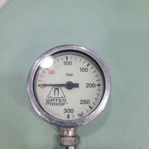 스쿠버 다이빙. 워터프루프 WP 싱글 압력게이지
