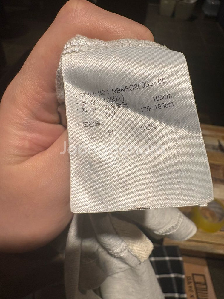 뉴발란스X스누피 남성반팔티 중고[XL]--2