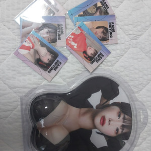강인경 마우스패드 + 6종 포토카드