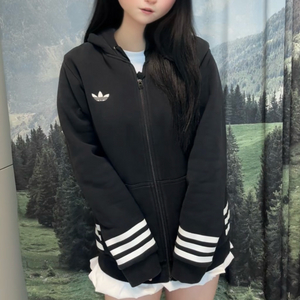 아디다스 파이어버드 기모 후드집업 110