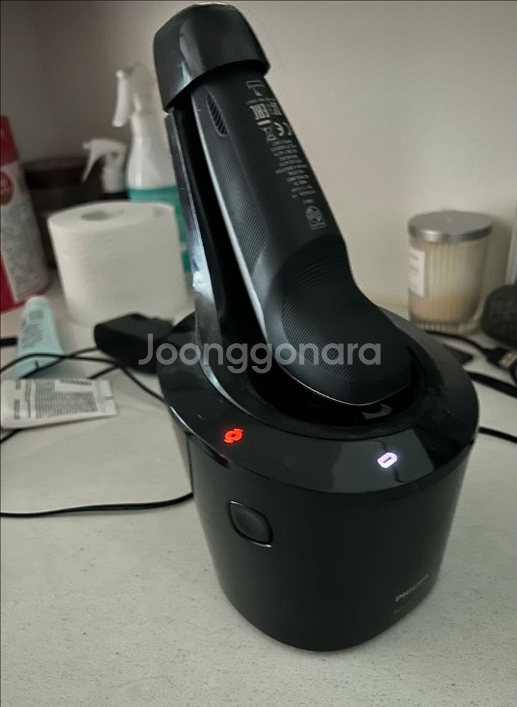 필립스 정품 전기면도기 세척기 SC52 스마트클린+--0