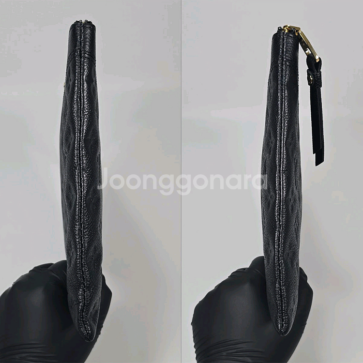 루이비통 데일리 파우치 모노그램 앙프렝뜨 레더 클러치백--2