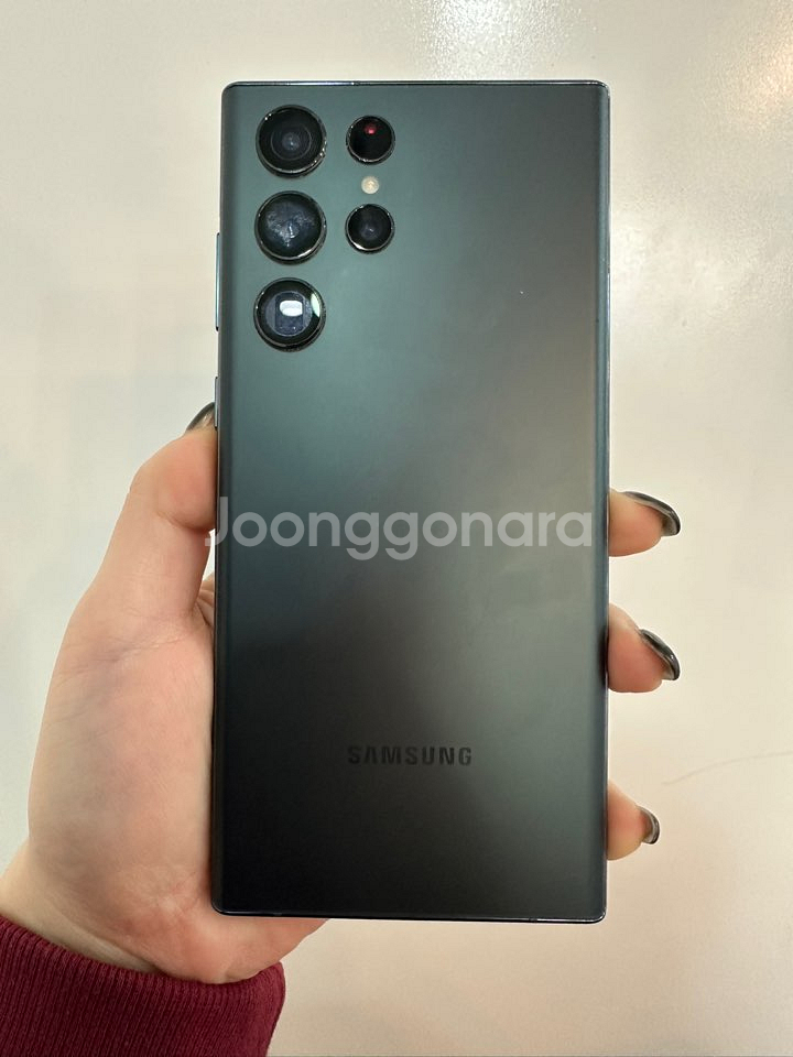 센터수리/보증O)갤럭시S22울트라 512GB 그린--5
