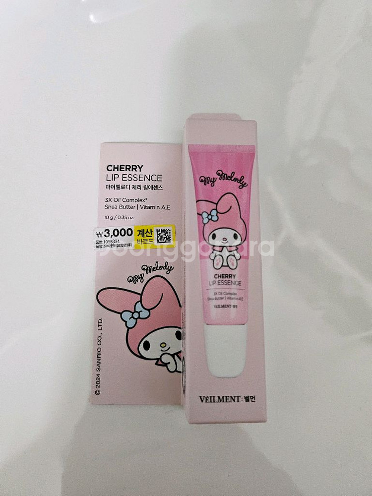 다이소 온더바디 벨먼 마이멜로디 체리향 립에센스--0
