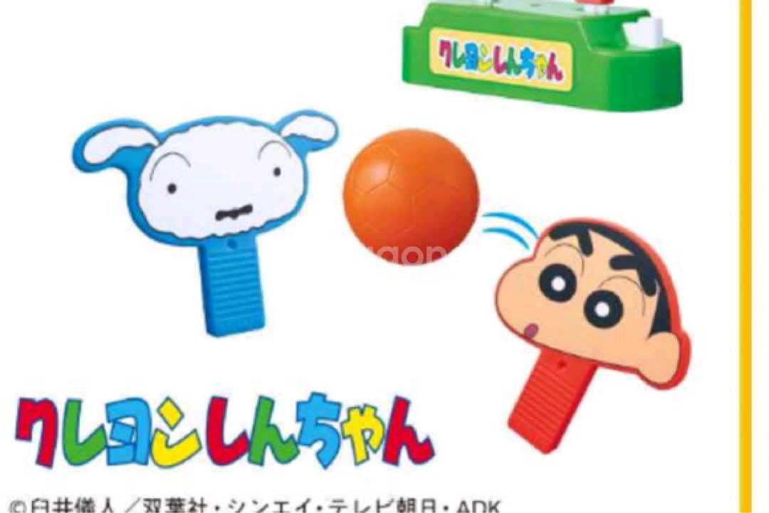 짱구는못말려 일본 맥도날드 해피밀 흰둥이 미니 탁구--1