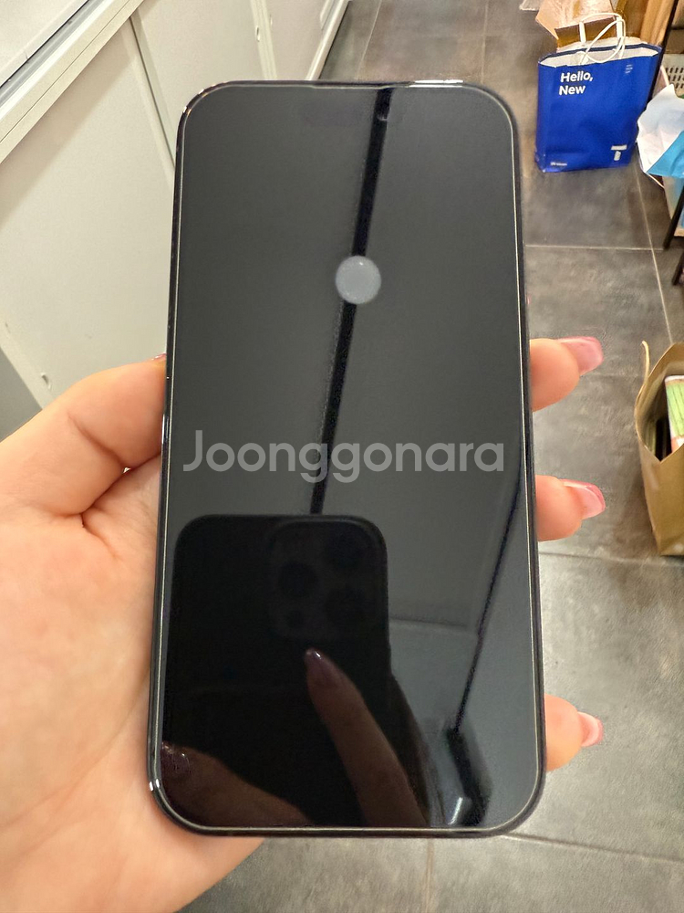 S급)아이폰14프로 블랙 128GB/96% Y744--6
