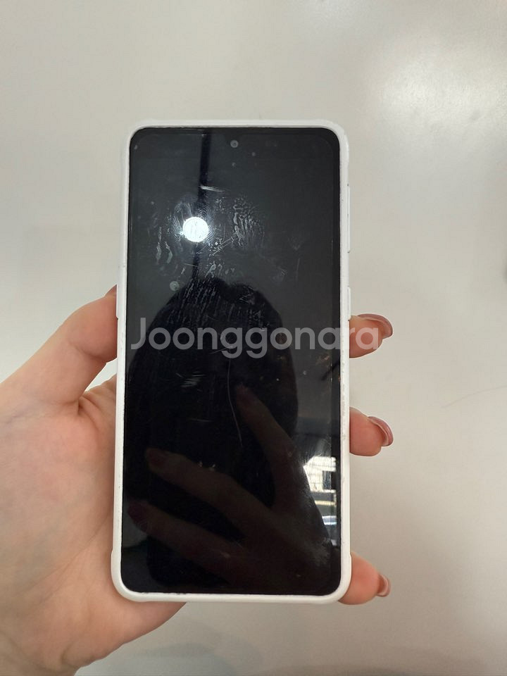 무잔상)갤럭시엑스커버5 64GB 화이트/ Y754--4