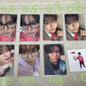 엔시티 위시 리쿠 료 시온 재희 포카 리쿠 띠부씰