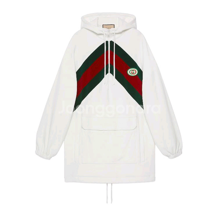 (정품)구찌 셔닐 웹 코튼 드레스 GUCCI--2