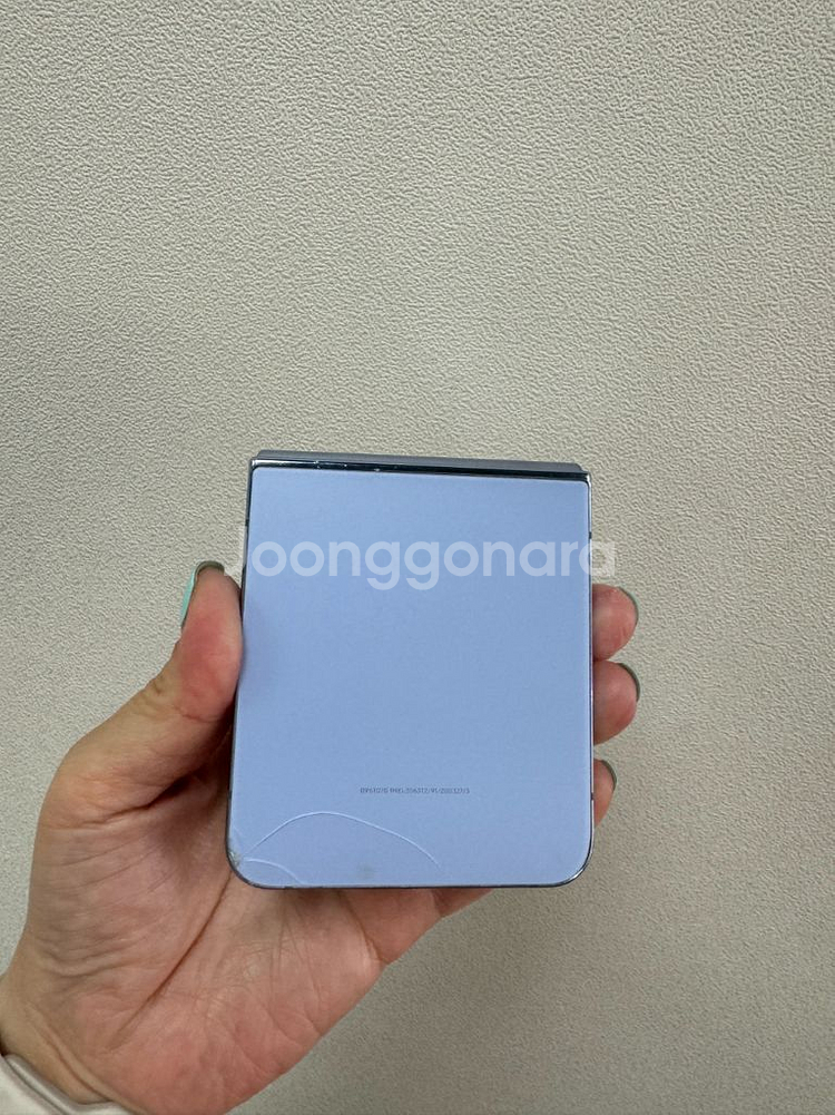 (부산중고폰) 갤럭시z플립4 블루 256기가 판매해요--1