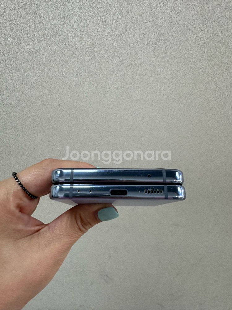 (부산중고폰) 갤럭시z플립4 블루 256기가 판매해요--6
