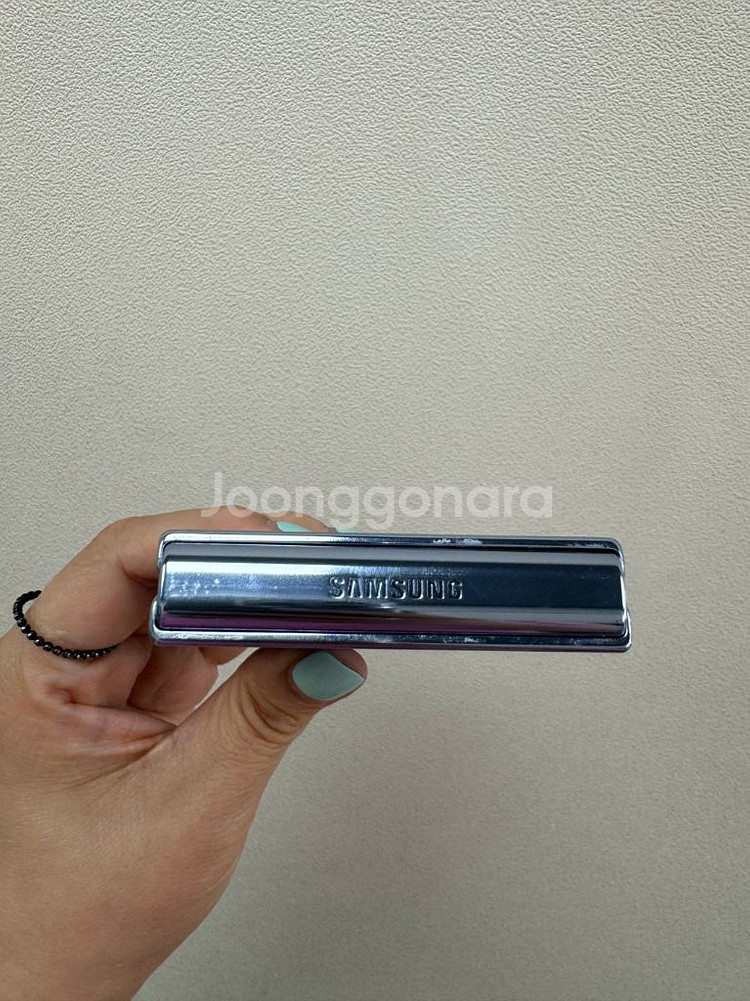 (부산중고폰) 갤럭시z플립4 블루 256기가 판매해요--5