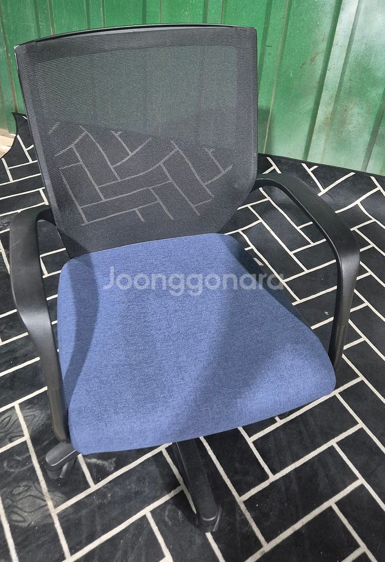 중고시디즈의자503F블루천중고의자--3