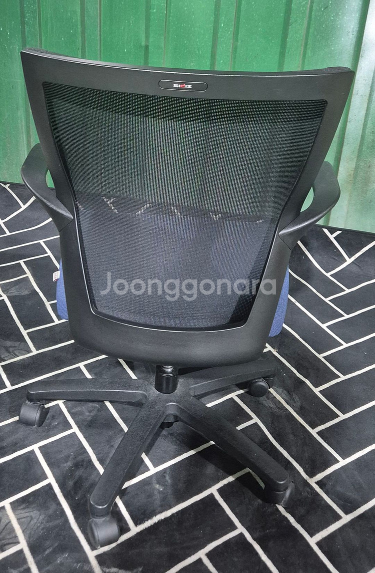 중고시디즈의자503F블루천중고의자--4