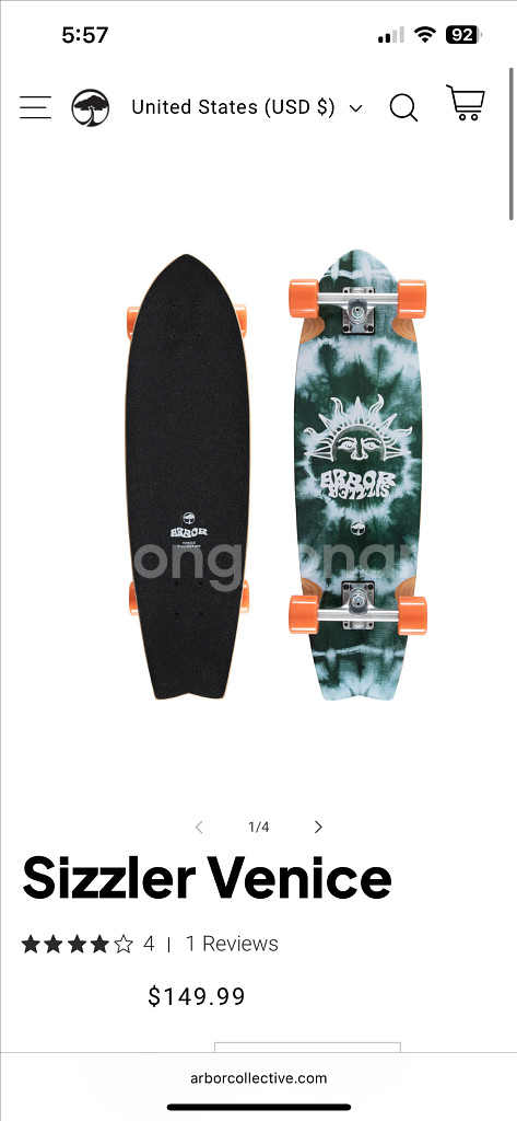 ARBOR Sizzler Venice 스케이트보드--0