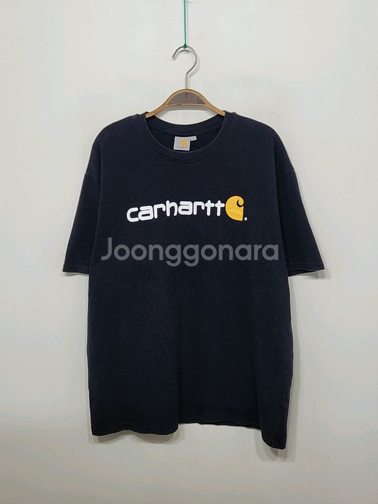 (XL) 칼하트 반팔티 네이비 빅로고 면티셔츠 아메카지--0