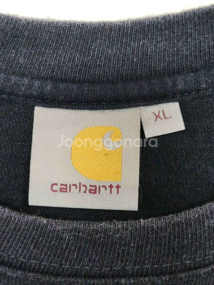 (XL) 칼하트 반팔티 네이비 빅로고 면티셔츠 아메카지--2