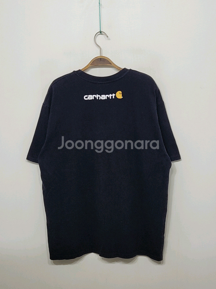 (XL) 칼하트 반팔티 네이비 빅로고 면티셔츠 아메카지--4