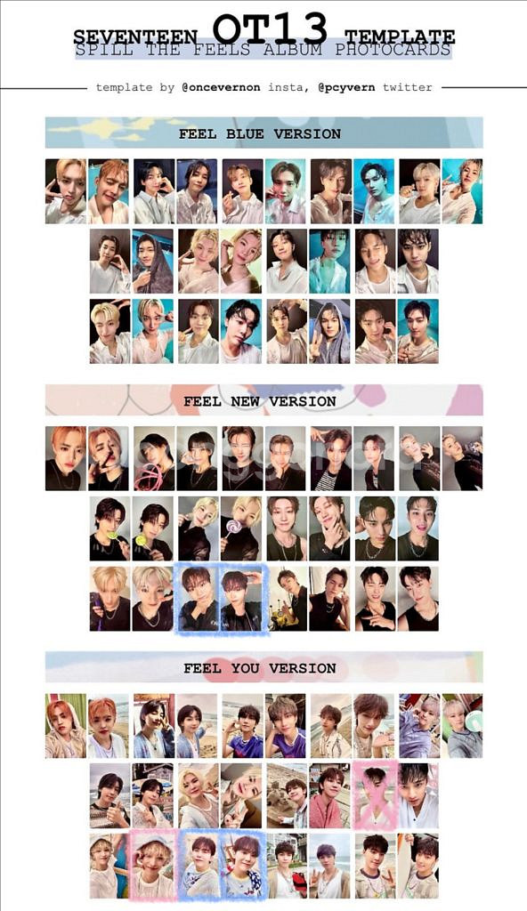 세븐틴 미니10집~정규5집(캐럿반, 럭드, 부석순, 호--3