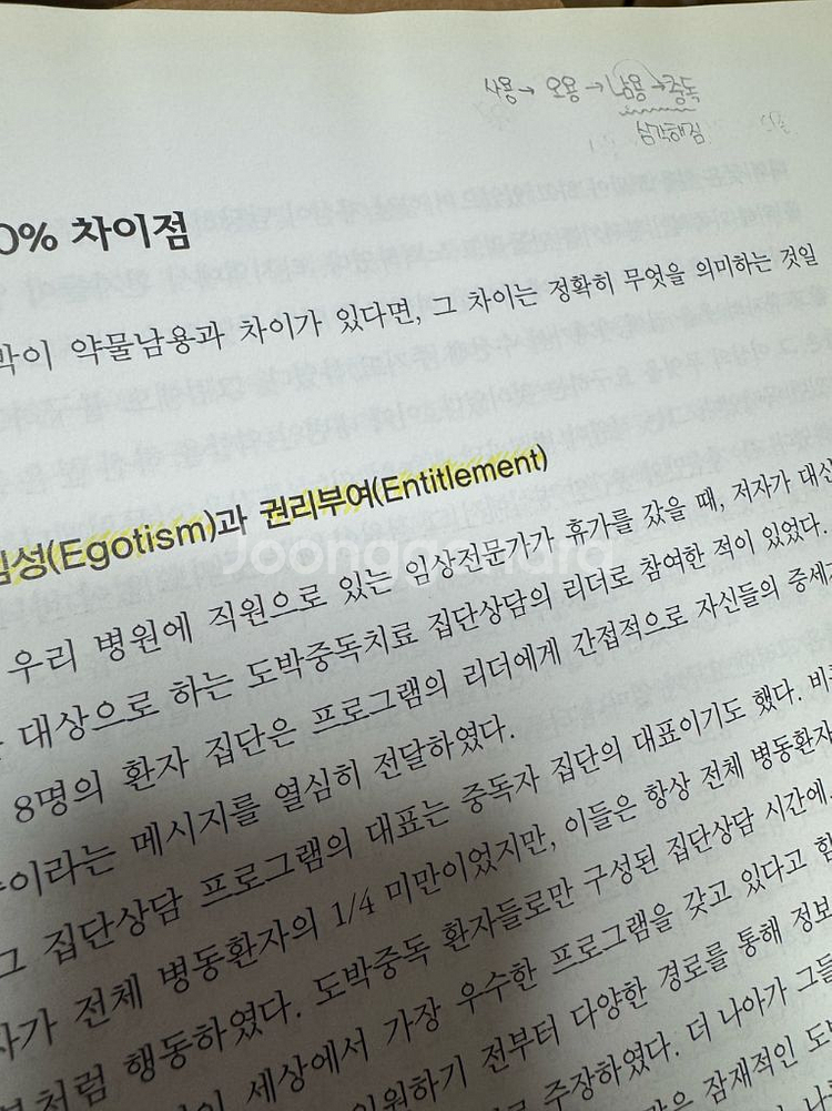 도박중독 심리치료 책 팝니다--4
