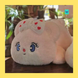 모모레이 라잉 핑코 토끼 인형 35cm