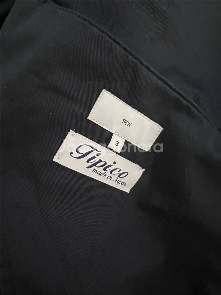 SEW 24ss 코튼 스포츠 셋업 네이비--1