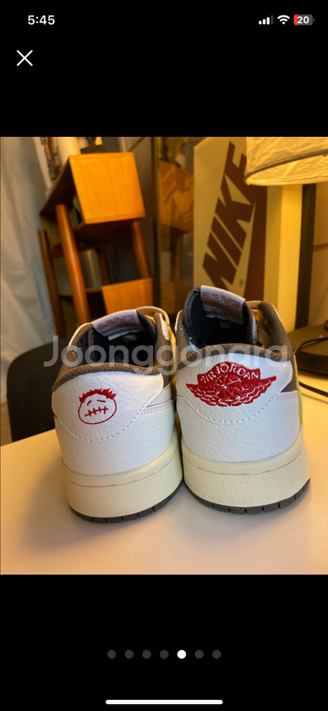 새상품 에어조던 1로우 트래비스 스캇 260--3