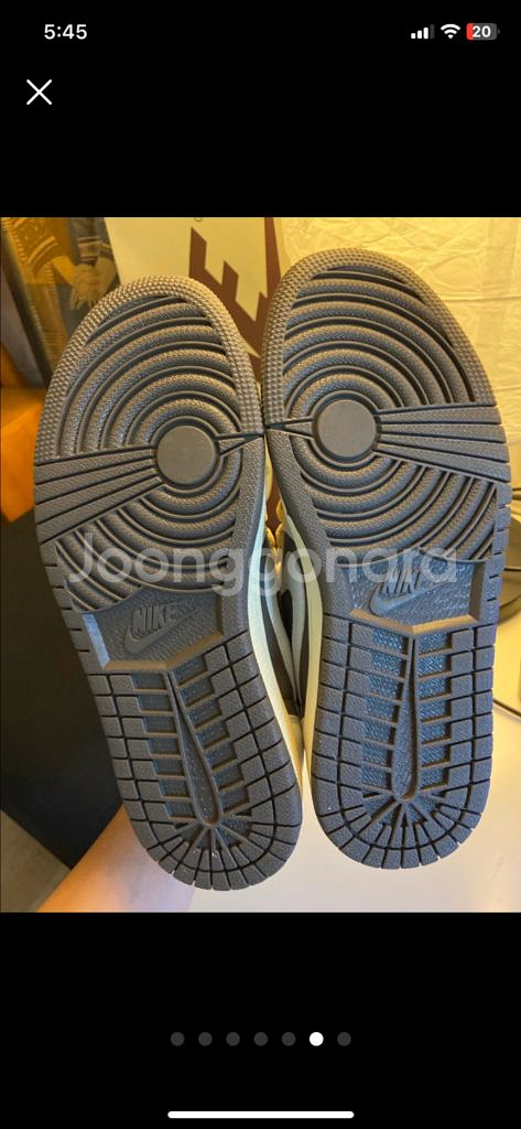 새상품 에어조던 1로우 트래비스 스캇 260--4