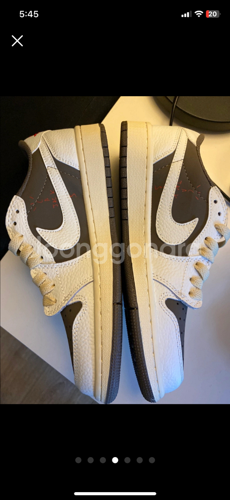 새상품 에어조던 1로우 트래비스 스캇 260--2