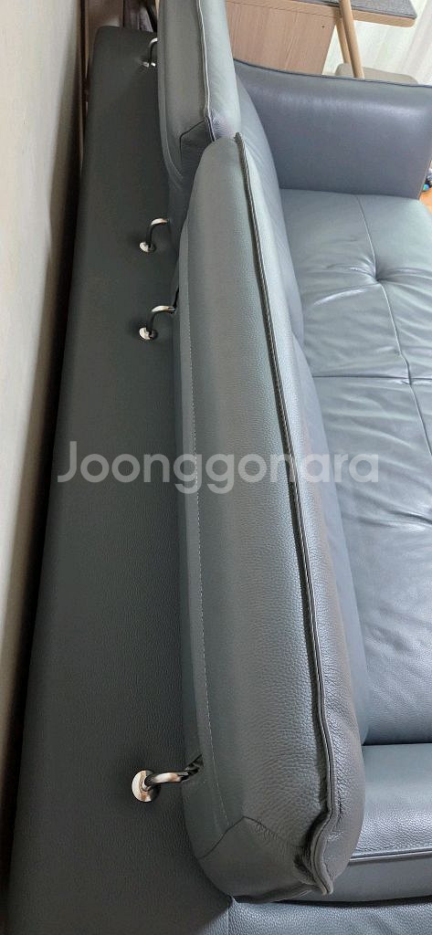 까사미아 벨로니 3인 천연가죽 쇼파--7