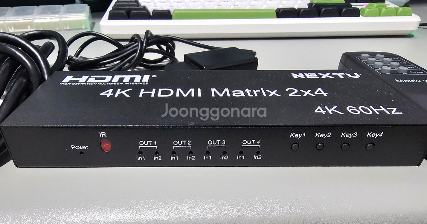 NEXTU HDMI Matrix 매트릭스 2x4--2
