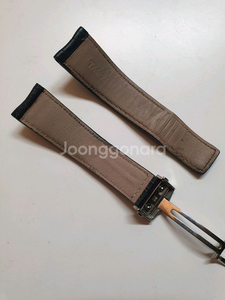 태그호이어 정품 까레라 블랙 엘리스트랩 , 디버클--4