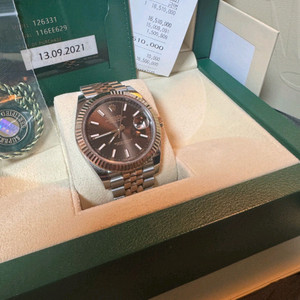 롤렉스 데이저스트 41mm 126331 초코콤비