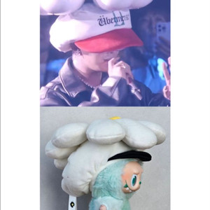 핸드메이드 라부부 인형 모자 데이지 지드래곤 GD 지디