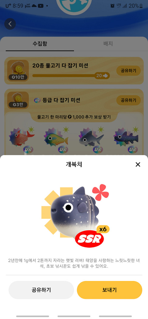 틱톡낚시 ssr4종 팝니다--0