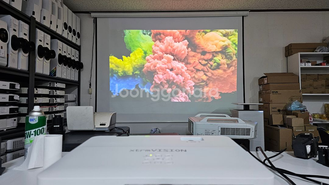 중고 빔프로젝터 5000안시 소형 EV-500X--1