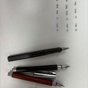 파버카스텔 엠비션 만년필 EF닙 레진 배럴 판매합니다