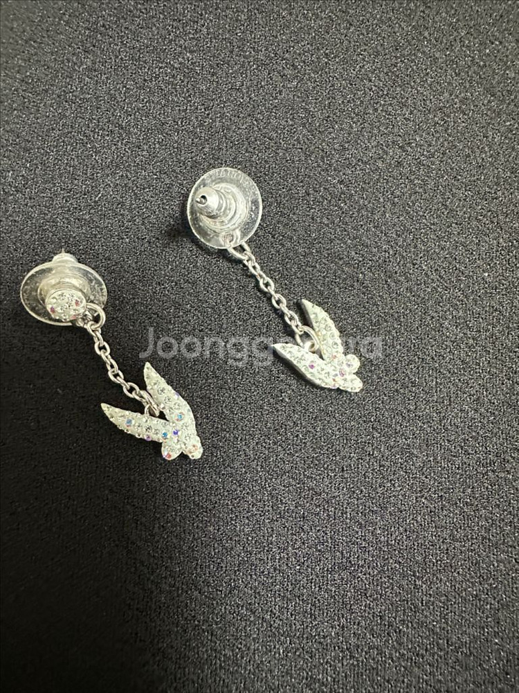스와로브스키 팅커벨 목걸이 귀걸이 세트--6